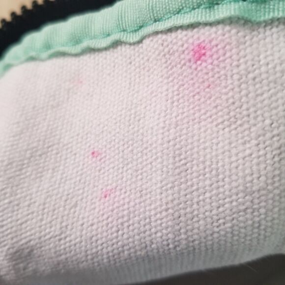 Disney Store Ice Cream Treats Sundae Canvas Tote Bag Green Zips 16" - Picture 15 of 16